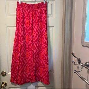 Ikat Maxi Skirt Size M 100% Cotton